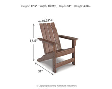 Load image into Gallery viewer, Emmeline - Adirondack Chair - Brown
