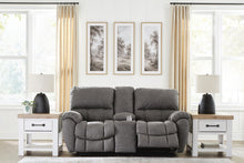 Load image into Gallery viewer, Bakerstein - Power Reclining Loveseat/Console/Adjustable Headrest - Galaxy
