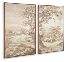 Load image into Gallery viewer, Stormish - Wall Art Set (Set of 2) - Beige / Brown
