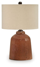 Load image into Gallery viewer, Aaleahya - Glass Table Lamp - Rust
