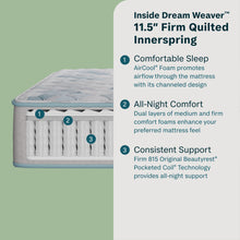 Load image into Gallery viewer, Dream Weaver - 11.5" Firm Mattress
