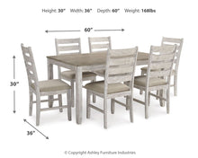 Load image into Gallery viewer, Skempton - Dining Room Table Set (Set of 7) - White
