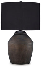 Load image into Gallery viewer, Naareman - Terracotta Table Lamp - Metallic Black
