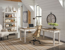 Load image into Gallery viewer, Realyn - Home Office L Shaped Desk - White / Brown
