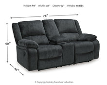 Load image into Gallery viewer, Draycoll - Reclining Loveseat
