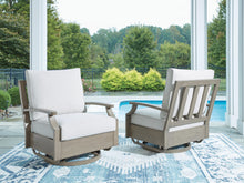 Load image into Gallery viewer, Rainier Ranch - Swivel Glider Chair With Cushion - Brown / Beige
