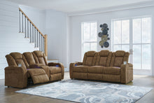 Load image into Gallery viewer, Wolfridge - 2 Pc. - Power Reclining Sofa, Power Reclining Loveseat With Console - Brindle
