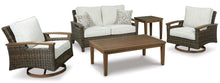 Load image into Gallery viewer, Paradise Trail - Loveseat w/Cushion - Medium Brown
