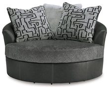 Load image into Gallery viewer, Brixley Pier - Oversized Swivel Accent Chair - Graphite

