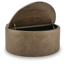 Load image into Gallery viewer, Bethanstone - Storage Ottoman - Warm Brown
