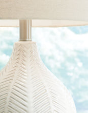 Load image into Gallery viewer, Rainermen - Ceramic Table Lamp  - Off White
