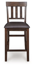 Load image into Gallery viewer, Haddigan - Upholstered Barstool (Set of 2) - Dark Brown
