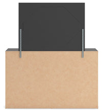 Load image into Gallery viewer, Hollivern - 4 Pc. - Twin Panel Storage Bed, Dresser, Mirror And Chest - Dark Gray

