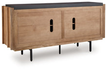 Load image into Gallery viewer, Quintavious - Accent Cabinet - Brown / Charcoal
