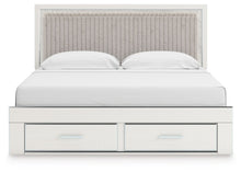 Load image into Gallery viewer, Zuraleus - Upholstered Panel Platform Storage Bed
