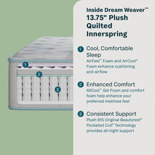Load image into Gallery viewer, Dream Weaver - 13.75" Plush Mattress
