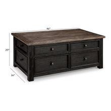 Load image into Gallery viewer, Tyler Creek - Lift Top Cocktail Table - Grayish Brown / Black
