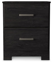 Load image into Gallery viewer, Belachime - Two Drawer Night Stand - Charcoal
