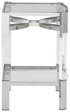 Load image into Gallery viewer, Chaseton - Accent Table - Clear / Silver Finish
