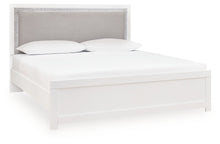 Load image into Gallery viewer, Maeling - King Upholstered Panel Bed - White
