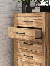 Load image into Gallery viewer, Maystonna - Five Drawer Chest - Brown
