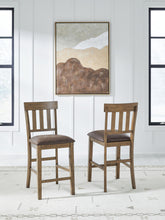 Load image into Gallery viewer, Urbinforte - Upholstered Barstool (Set of 2) - Light Brown

