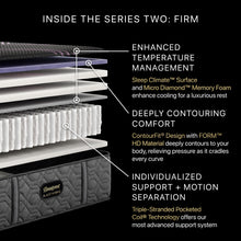 Load image into Gallery viewer, Beautyrest Black - 13.5" Series Two Hybrid Firm Mattress
