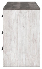 Load image into Gallery viewer, Shawburn - Home Office Desk - White / Dark Charcoal Gray
