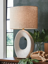 Load image into Gallery viewer, Trentlen - Paper Table Lamp - Cream / Gold Finish
