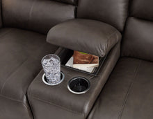 Load image into Gallery viewer, Boxmere - Dbl Power Reclining Loveseat with Console - Storm
