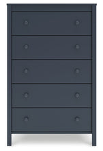Load image into Gallery viewer, Simmenfort - Five Drawer Chest - Navy Blue
