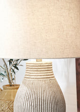 Load image into Gallery viewer, Layal - Paper Table Lamp  - Beige
