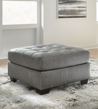 Load image into Gallery viewer, Clairette Court - Oversized Accent Ottoman - Alloy
