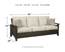 Load image into Gallery viewer, Paradise Trail - 3 Pc. - Lounge Set - Medium Brown
