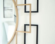 Load image into Gallery viewer, Oceanal - Accent Mirror - Black / Gold Finish
