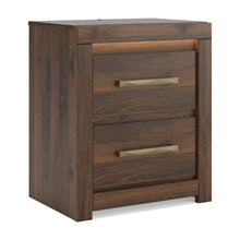 Load image into Gallery viewer, Janfyn - Two Drawer Night Stand - Brown
