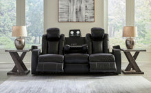 Load image into Gallery viewer, Caveman Den - Power Reclining Sofa With Adj Headrest - Midnight
