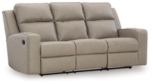 Load image into Gallery viewer, Lavenhorne - Rec Sofa W/Drop Down Table - Pebble
