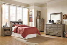 Load image into Gallery viewer, Trinell - Youth Bookcase Headboard
