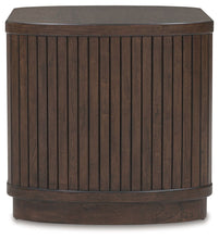 Load image into Gallery viewer, Korestone - Square End Table - Dark Brown
