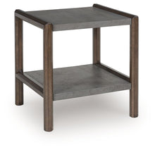 Load image into Gallery viewer, Kallenny - Rectangular End Table - Brown / Gray
