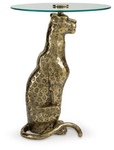 Load image into Gallery viewer, Vallain - Accent Table - Antique Gold Finish
