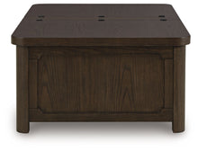 Load image into Gallery viewer, Breckington - Cocktail Table With Storage - Dark Brown
