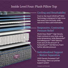 Load image into Gallery viewer, Beautyrest World Class - Level Four Plush Pillow Top Mattress
