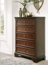 Load image into Gallery viewer, Trellington - Five Drawer Chest - Brown
