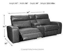 Load image into Gallery viewer, Samperstone - Power Reclining Sectional
