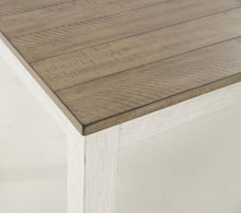Load image into Gallery viewer, Skempton - Counter Height Dining Table and Bar Stools (Set of 7) - White / Light Brown
