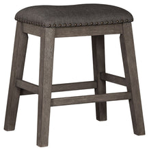 Load image into Gallery viewer, Caitbrook - Upholstered Stool (Set of 2) - Gray
