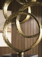 Load image into Gallery viewer, Wellcott - Sculpture - Gold Finish / Black

