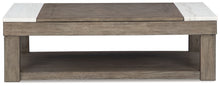 Load image into Gallery viewer, Loyaska - Lift Top Cocktail Table - Grayish Brown / White

